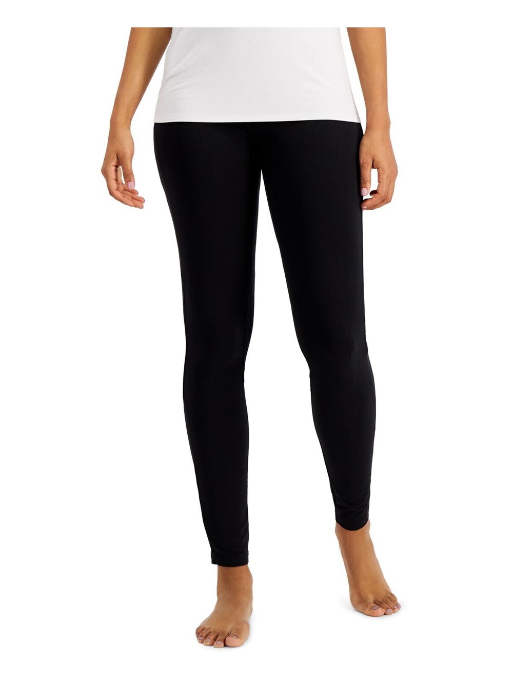 Alfani Womens Ultra Soft Modal Leggings Black Size XS